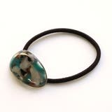 ヘアゴム オーバルタイプ マーブル柄 | monamona | 詳細画像9 