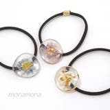 クリアフラワーヘアポニー | monamona | 詳細画像1