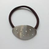 マットシルバー | メタルヘアゴム | monamona