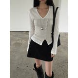 レイヤードデザイントップス 韓国ファッション | mood in seoul | 詳細画像7 