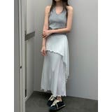 ソフトラップデザインロングスカート 韓国ファッション | mood in seoul | 詳細画像3 