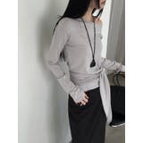 ウエストラップデザインTシャツ 韓国ファッション | mood in seoul | 詳細画像2 