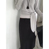 ウエストラップデザインTシャツ 韓国ファッション | mood in seoul | 詳細画像3 