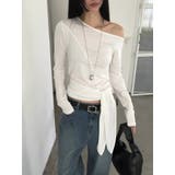 ウエストラップデザインTシャツ 韓国ファッション | mood in seoul | 詳細画像4 