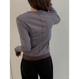 レイヤードフィットTシャツ 韓国ファッション | mood in seoul | 詳細画像2 