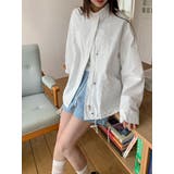 ルーズフィットミリタリージャケット 韓国ファッション | mood in seoul | 詳細画像4 