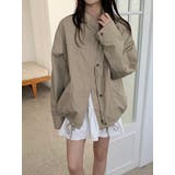 ルーズフィットミリタリージャケット 韓国ファッション | mood in seoul | 詳細画像1 