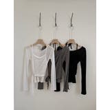 ホルターネックレイヤードTシャツセット 韓国ファッション | mood in seoul | 詳細画像2 