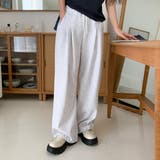 タックスウェットパンツ 韓国ファッション | mood in seoul | 詳細画像2 