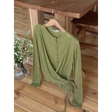 レイヤードラップデザインカーディガン 韓国ファッション | mood in seoul | 詳細画像18 