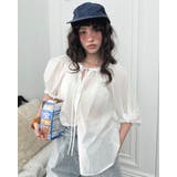 パフスリーブブラウス 韓国ファッション | mood in seoul | 詳細画像2 