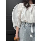 パフスリーブブラウス 韓国ファッション | mood in seoul | 詳細画像3 