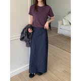 マキシリネンロングスカート 韓国ファッション | mood in seoul | 詳細画像4 