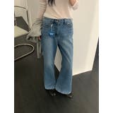 フレアデニムパンツ【ブルー】 韓国ファッション | mood in seoul | 詳細画像8 