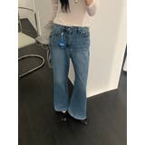 フレアデニムパンツ【ブルー】 韓国ファッション | mood in seoul | 詳細画像10 