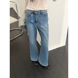 フレアデニムパンツ【ブルー】 韓国ファッション | mood in seoul | 詳細画像12 