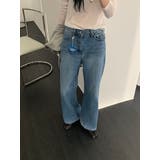 フレアデニムパンツ【ブルー】 韓国ファッション | mood in seoul | 詳細画像18 