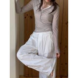 ダブルボタンレイヤードＴシャツ 韓国ファッション | mood in seoul | 詳細画像3 