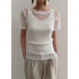 シースルーリブキャミセット 韓国ファッション | mood in seoul | 詳細画像24 