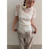 シースルーリブキャミセット 韓国ファッション | mood in seoul | 詳細画像25 