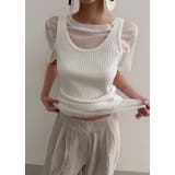 シースルーリブキャミセット 韓国ファッション | mood in seoul | 詳細画像26 