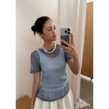 シースルーリブキャミセット 韓国ファッション | mood in seoul | 詳細画像1 