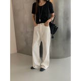 ストレートデニムパンツ【ホワイト】 韓国ファッション | mood in seoul | 詳細画像19 