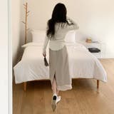 レースセミロングスカート 韓国ファッション | mood in seoul | 詳細画像5 