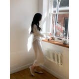 レースセミロングスカート 韓国ファッション | mood in seoul | 詳細画像9 