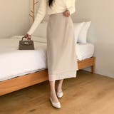 レースセミロングスカート 韓国ファッション | mood in seoul | 詳細画像13 