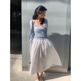 バレエコアメッシュカーディガンセット 韓国ファッション | mood in seoul | 詳細画像10 