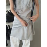 スカーフレイヤードワンピース 韓国ファッション | mood in seoul | 詳細画像5 