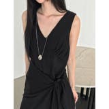 スカーフレイヤードワンピース 韓国ファッション | mood in seoul | 詳細画像9 