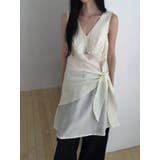 スカーフレイヤードワンピース 韓国ファッション | mood in seoul | 詳細画像14 