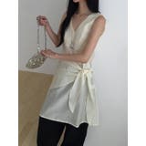 スカーフレイヤードワンピース 韓国ファッション | mood in seoul | 詳細画像15 