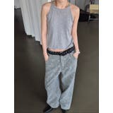 フラワーデニムパンツ 韓国ファッション | mood in seoul | 詳細画像5 