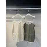 ウエスト絞りレーストップ 韓国ファッション | mood in seoul | 詳細画像2 