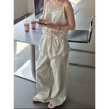 ウエスト絞りレーストップ 韓国ファッション | mood in seoul | 詳細画像6 