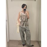 ウエスト絞りレーストップ 韓国ファッション | mood in seoul | 詳細画像9 