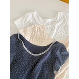 フラワーレースコットンＴシャツ 韓国ファッション | mood in seoul | 詳細画像8 