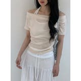 ホルターネックドレープＴシャツセット　韓国ファッション | mood in seoul | 詳細画像7 