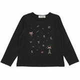 ブラック(00) | 子供服 女の子 Tシャツ | moononnon