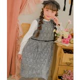 ホワイト×ブラック(10) | 子供服 女の子 ワンピース | moononnon