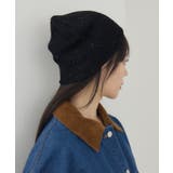 BLK1 | スパンコールニット帽 | RETRO GIRL