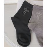 BLK1 | ビジューリボンソックス | RETRO GIRL