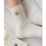 アニマル刺繍ソックス | RETRO GIRL | 詳細画像1