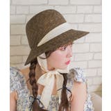 BRN0 | リボン付きストローHAT | RETRO GIRL