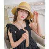 BEG1 | リボン付きストローHAT | RETRO GIRL