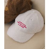 WHT2 | ボア刺繍キャップ | RETRO GIRL