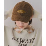 BRN0 | ボア刺繍キャップ | RETRO GIRL